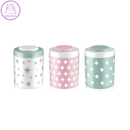 Struhadlo školní MILAN Antibacterial na 2 tužky s velkým zásobníkem