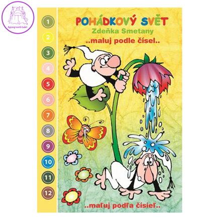 Omalovánka A5 Akim - Maluj podle čísel - Pohádkový svět