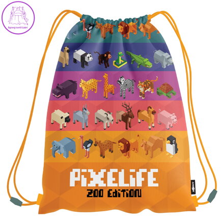 Kapsa na přezůvky s potiskem JUNIOR S8 - Pixelife Zoo Edition