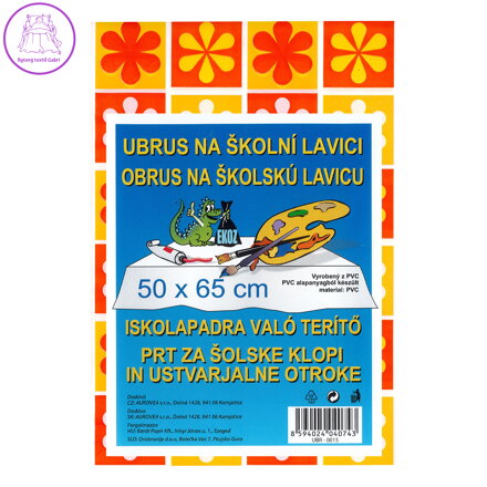 Obrus na školní lavice 50x65 cm, mix
