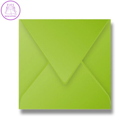 Obálka CF - 165x165 mm, zelená 120g (20ks)