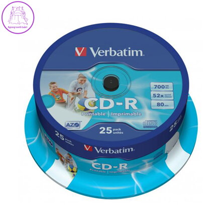 CD-R Verbatim DataLife Plus, 52x, 700 MB/80 MIN, 25-pack