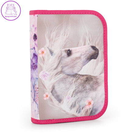 Penál 1 p. 2 chlopně, prázdný kůň romantic