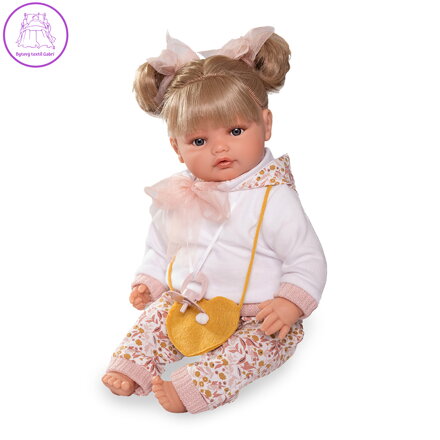 Panenka Beni s malou taškou 42 cm, se zvukem
