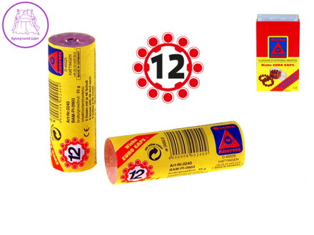 Kapsle "12" 240ran v tubě 10ks v DBX