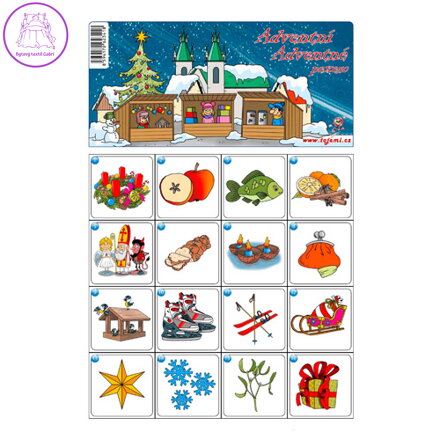 Pexeso A4 Adventní čas