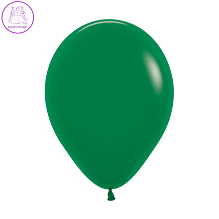 Balón Solid 25 cm, tmavě zelený /100ks/