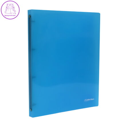 Pořadač kroužkový PP (4-kroužkový) A4, modrý