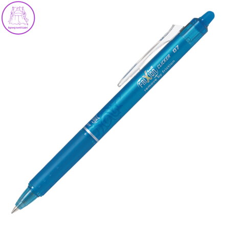 Roller gelový PILOT Frixion Clicker 0,7 světle modrý