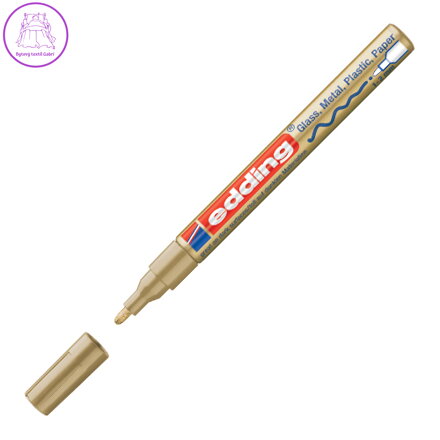 Lakový popisovač Edding 751 zlatý