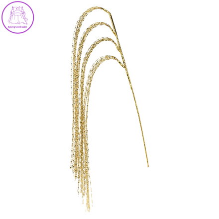 Stéblo s pramínkama 120 cm, zlatá barva