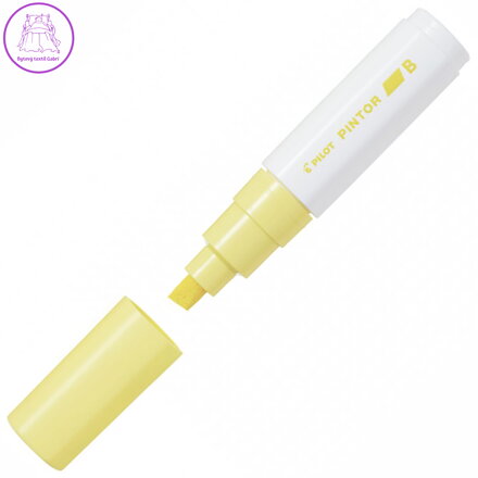 Pintor, PO, Broad, akrylový popisovač pastelová žlutá