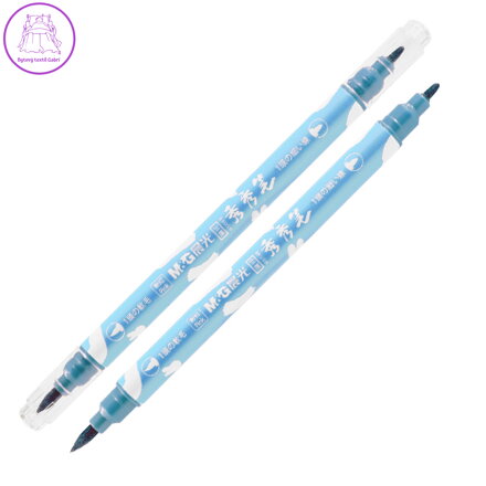 Popisovač M&G Miffy Marker 1 mm oboustranný, modrý