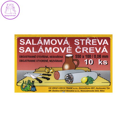 Kapsy na tlačenku 550 x 100 mm