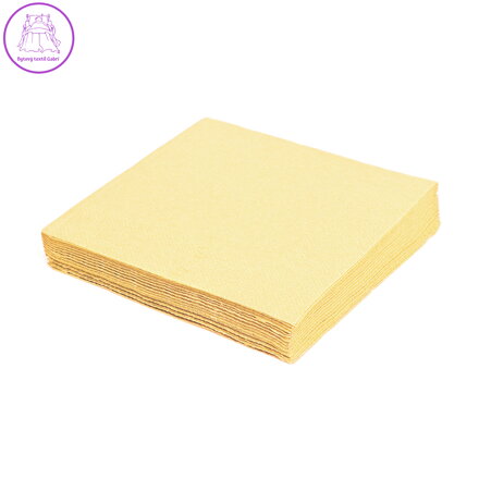 Ubrousky 2-vrstvé 33 x 33 cm béžové 50 ks