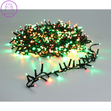 Světelný řetěz 800 LED barevný, délka 16 m, venkovní. použití, 230V