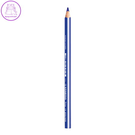 Pastelka trojhranná STABILO Trio silná, ultramarínová modrá