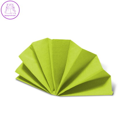 Obrousky DekoStar 38 x 38 cm žlutozelené / 50ks /