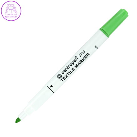 Popisovač CENTROPEN 2739 Textile - světle zelený
