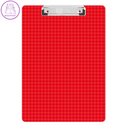 Podložka s klipem PS/A4, červená