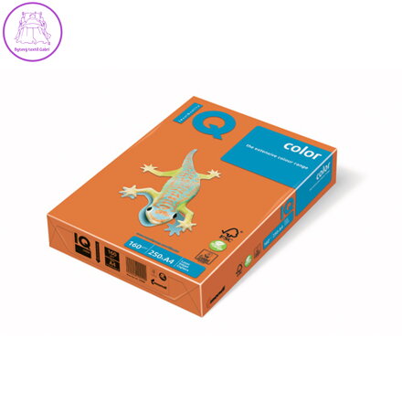 Kopírovací papír A4 IQ 80g color oranžový