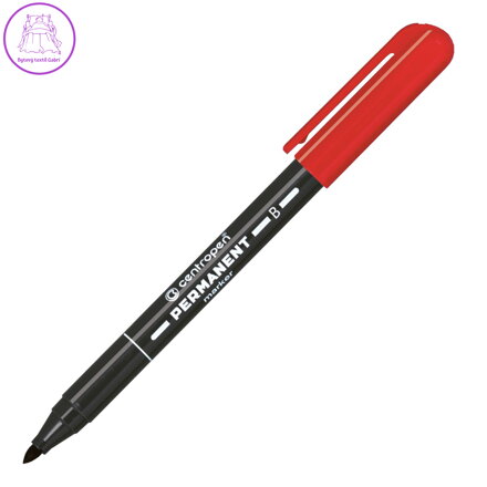 Popisovač CENTROPEN 2836 - červený 2,0 mm
