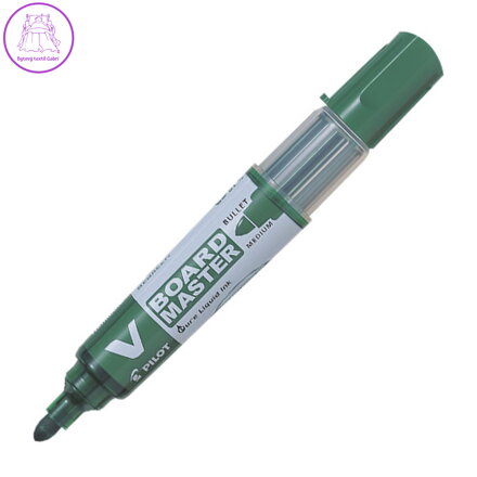 Popisovač na tabule, 2,3 mm, kuželový, PILOT "V-Board Master", zelený