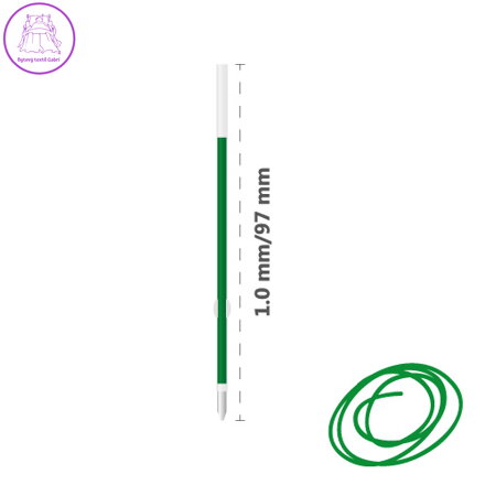 Náplň kuličková MILAN Capsule 1,0 mm, zelená