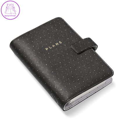 Diář Filofax Moonlight - černý, osobní