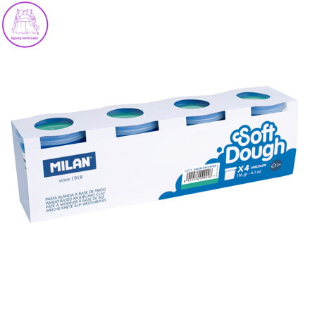 Plastelína MILAN Soft Dough tyrkysová 116g /1ks