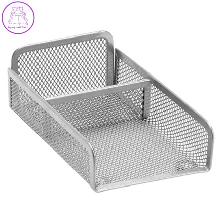 Drátěný stojan na špalík a vizitky, stříbrný