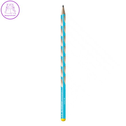 Tužka grafitová STABILO EASY S pro leváky - světle modrá