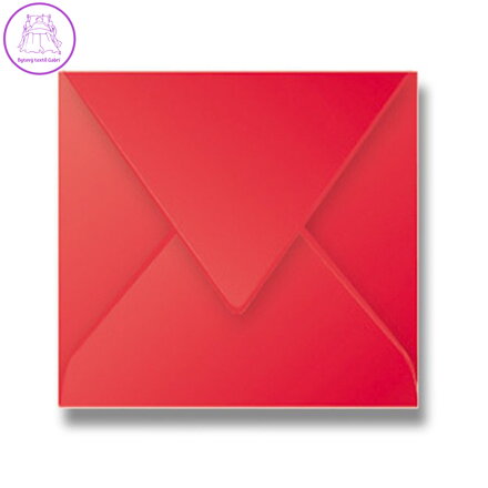 Obálka CF - 165x165 mm, červená 120g (20ks)
