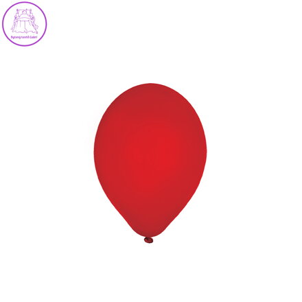 Balón M 25 cm, červený / 100ks /