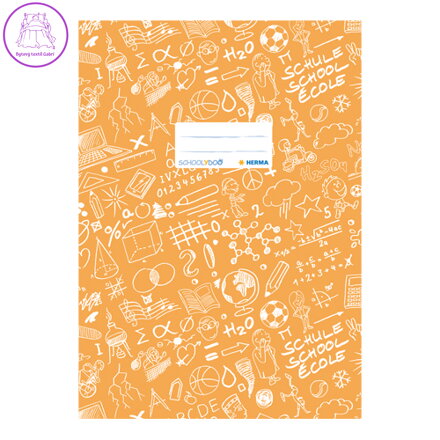 Obal na sešit Schooldoo A5 oranžový / 1ks