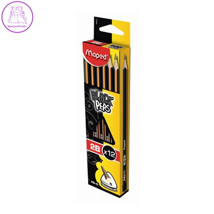 Tužka grafitová MAPED "BLACK'PEPS" 2B 1ks