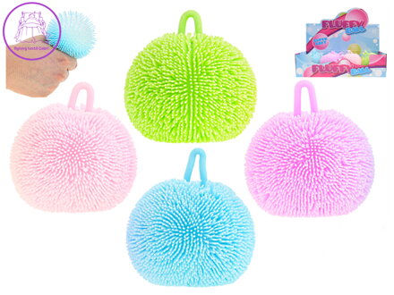 Míček strečový 9cm 4barvy 12ks v DBX