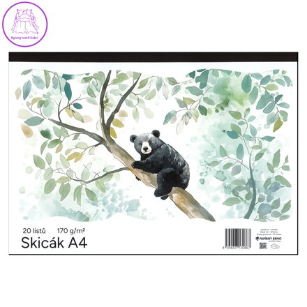 Skicák A4 20 listů 170 g