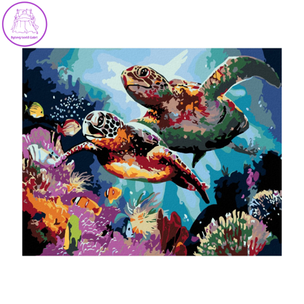 Diamantové malování (s rámem) - Dvě karety obrovské