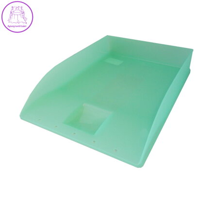 Zásuvka odkladacia - trasnsparentná mint