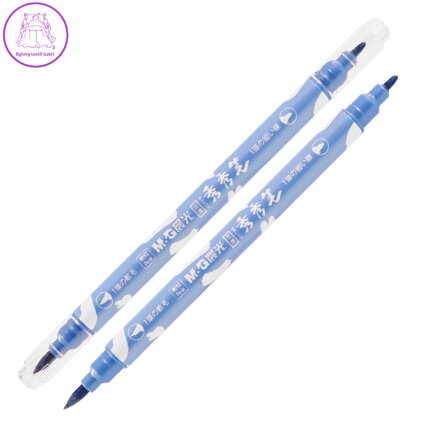 Popisovač M&G Miffy Marker 1 mm oboustranný, safírová modrá