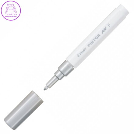 Pintor, PO, Fine, akrylový popisovač stříbrná