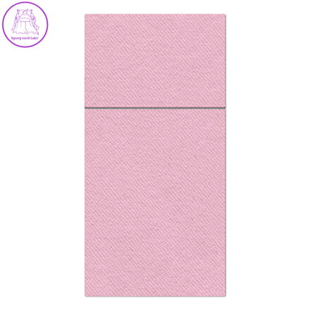 Ubrousky na příbory PAW AIRLAID 40x40 cm My monocolor rosa, 25 ks/bal