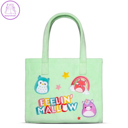 Squishmallows kabelka - mix zelená