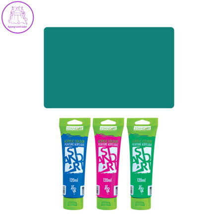 Akrylová barva JUNIOR 120 ml zelená 480