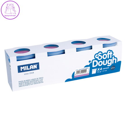 Plastelína MILAN Soft Dough lila 116g /1ks