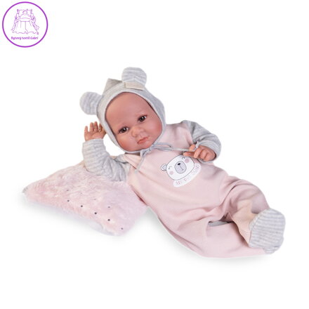 Novorozená panenka Luca s aplikací svítící ve tmě, 42 cm