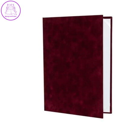 Obal na diplom A4 trojúhel. záložka - bordó barva