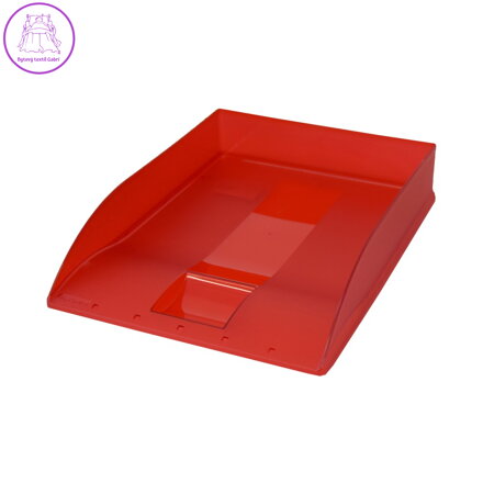 Zásuvka odkládací - Classic červená - transparent.