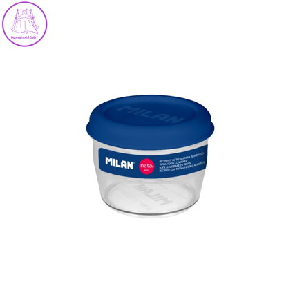 Box na potraviny kulatý MILAN Tritan (nata 624 series) 0,5L - modrý